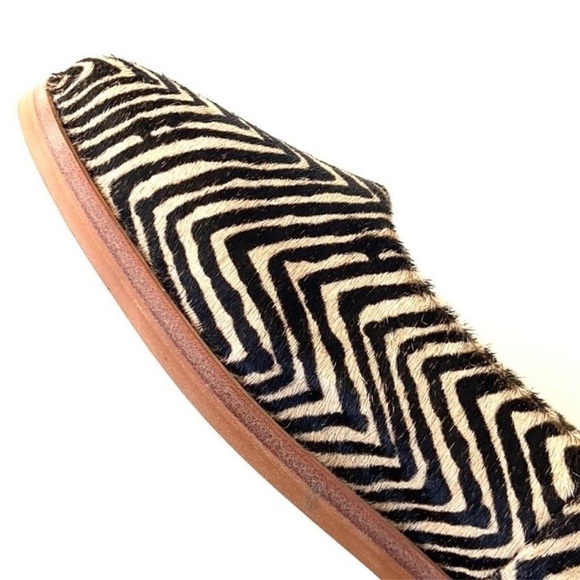 NWOT M4DE leather / calf hair flats - Picture 4 of 8